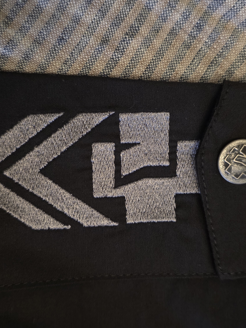 New Rammstein Black Short-Sleeve Button-Down Shirt Large L - Picture 7 of 7